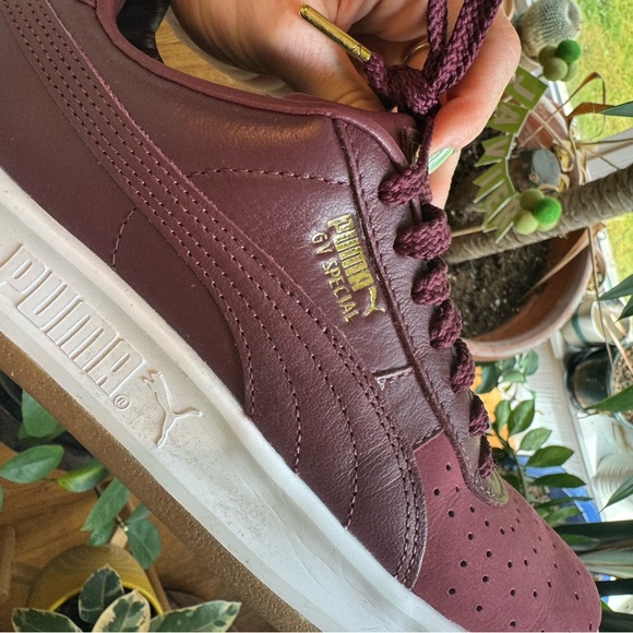 Puma GV Special / Puma California burgundy sneakers, men’s 6.5 women’s 8 - Picture 5 of 8